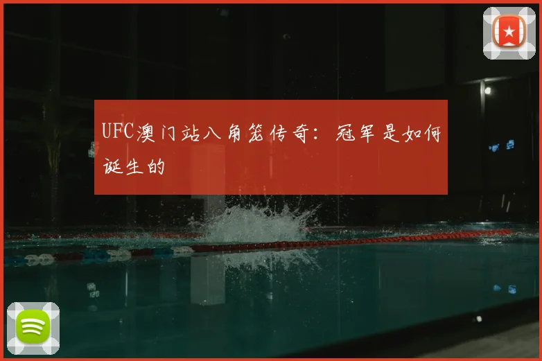 UFC澳门站八角笼传奇:冠军是如何诞生的