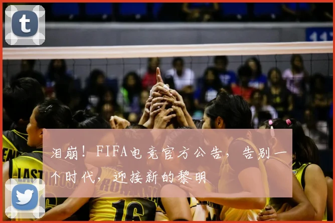 泪崩！FIFA电竞官方公告，告别一个时代，迎接新的黎明